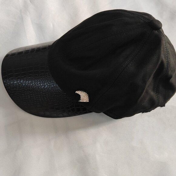 Pre-owned Stefano Ricci Luxury Baseball Cap Black Chic Sun Hat - Picture 1 of 4